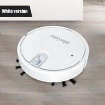 로봇물걸레청소기 5 인 1 다기능 무선 지능형 매우 조용한 가습, White, 하얀색