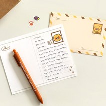 귀여운 카카오프렌즈 춘식이 베이직 편지지 세트, 상세페이지 참조, 상세페이지 참조