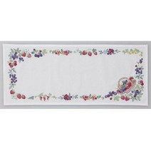 집콕취미 자수키트 테이블 센터 딸기