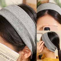 터번 헤어밴드(그레이) 올림머리밴드 우정템 아기집게핀