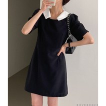 베라 스퀘어넥 퍼프 반팔 하객 미니 원피스 여자 여름 투웨이 오피스 정장 러블리