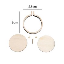 DIY 크로스 스티치 바느질 후프 수제 공예 도구 미니 나무 링 고정 프레임, 12 A