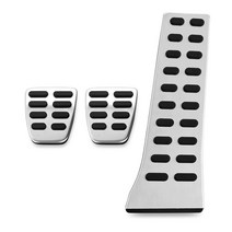 자동차 페달 패드 커버 현대 소나타 i40 ix35 ix45 투싼 산타페 넥소 제네시스/기아 씨드 스포티지 QL 쏘렌토 KX5 K5 옵티마, [02] For  MT 3pcs, 02 For  MT 3pcs