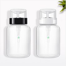 투명 리무버공병 공멘다 180ml 펌프형 디스펜서 리무버용기, 블랙캡180ML, 1개