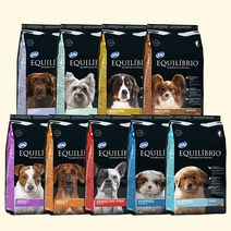 이퀼리브리오 퍼피 어덜트 시니어 라이트 센서티브 강아지사료 + 덴탈케어 치석껌 증정, 라이트 작은알갱이, 2kg + 벨버드 덴탈케어