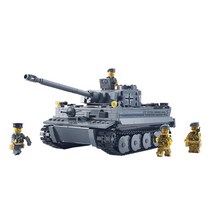 퍼즐피플 소방 경찰 군인 중국 호환레고, 독일타이거탱크