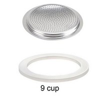 모카 포트 알루미늄 커피 실리콘 고무 링 식품 등급 가스켓 씰링 링 액세서리 필터, 05 9 cup sieve
