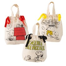 [이라운드몰]플라자 PEANUTS 스누피 리본 에코백 3종 택1