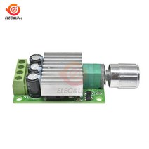 전압조절기DC 12V-30V 6V 12V 24V 30V 10A PWM 모터 속도 컨트롤러 거버너 방열판 조절기 LED 조광 제어, 한개옵션0