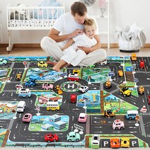 리틀트윙클 집콕놀이 자동차 도로매트 교통공원놀이 집콕놀이키트 W, N189교통공원놀이STR