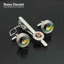 카우스버튼 타이클립 남성선물 정장용