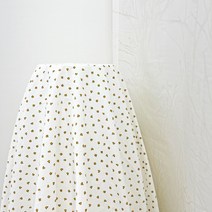 퀼트 소품 의류용 광목 원단 - 순면 20수 바이오워싱 나염 원단 [미니장미], 미니장미 레드