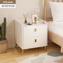 협탁 침대협탁 침실 사이드 거실협탁 수납 옆 서랍장, 01. 복장을 갖추다, 03. ☆도장구이 공예 암반장면☆난백색 40X40X47