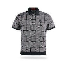 럭스골프 야마구치 남성 유니크 반팔 카라셔츠 YG1M411