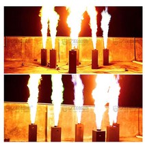 공연 무대 장비 육각형 화염 방사기 특수효과 불꽃 1, [DMX 버전] 4코너 단일 포트