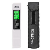 LCD 디지털 디스플레이 3 인 1 펜 타입 수질 테스터 TDS/EC/온도 측정기 필터 0-9990 순도 모니터, [03] White Backlight