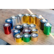 드림팩토리 불박지 FOIL 불박 금박 은박 먹박, 유광실버, 40mm