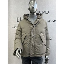 워모 워모)남자겨울구스다운숏패딩거위털파카브라운(JUJ82) (9242591)