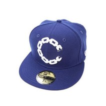 가방팝 크룩스앤캐슬 Fitted Cap Chain BLUE