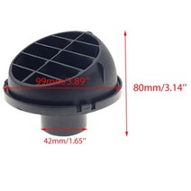 이동식 무시동 히터 차량용 캠핑 난로 따뜻한 주차 에어 벤트 자동차 공기 배출구 트럭, 42mm-1