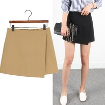 나인뮤즈 핏예쁜 편안한 밴딩 랩스커트 마벨 밴딩치마바지 빅사이즈여성의류 ~3XL