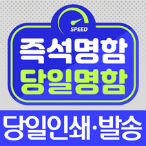즉석명함 당일명함 소량명함/10장부터 인쇄/당일발송/당일 방문수령, 컨셉, 단면, 30장