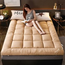 마약매트리스 허리에 좋은 단단한 딱딱한 푹신한 가성비 토퍼 매트리스, 카멜/10cm