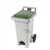 HII711769폐비닐수거함(페달형-비닐고리부착형)60L 60WP(V), 노랑색