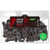 오래오래프로젝트 강아지 간식 깨끗한 육포 한우 소간 벌크형 390g, 1개