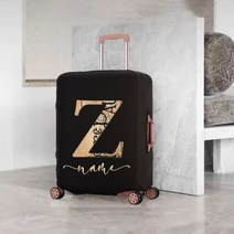기내용 여행용 캐리어 20인치 24인치 28인치 알루미늄캐리어 사용자 정의 개인 이름 수하물 커버 18-32 인치 여행 액세서리 먼지 봉투에 대한 두꺼운 스트레치 보호