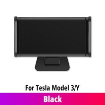 tesla model 3 y car seat 후면 회전식 휴대 전화 브래킷 ipad 평면 차량 지원 쓰레기 봉투 행거 tesla interior products, 검은색