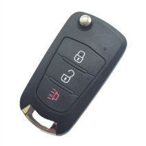 3 버튼 플립 자동차 원격 공백 키 쉘 만리 장성 WINGLE S티D 5 6 HAVAL HOVER H5 접이식 커버 용 Uncut Blade