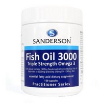 샌더슨 피쉬오일 3000 (540 EPA 360 DHA) 150캡슐, 1개, 150정