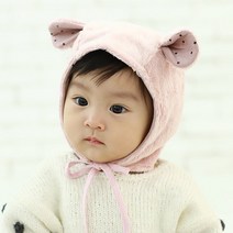 무슈 유아용 토이 방한모