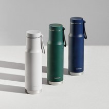 락앤락 메트로 엣지 텀블러 620ml (LHC4199) (아이보리/다크그린/그레이), 다크그린