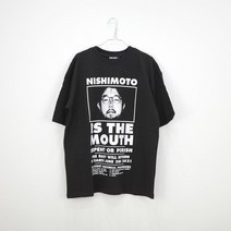 NISHIMOTO IS THE MOUTH CLASSIC S/S TEE BLACK NIM-L11C