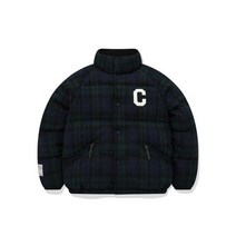 커버낫 RDS 해리스 트위드 다운 파카 그린