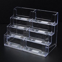 8단 쿠폰함 쿠폰보관함 명함받침대 아크릴 명함꽂이 꽃이 명함통 정리함