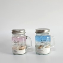 달빛마녀캔들 투톤 젤캔들 만들기 DIY 키트-(110ml) 2개, 레몬라벤더, 옐로우