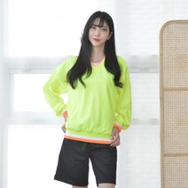 형광 브이넥 티셔츠 바람막이 축구바람막이 풋살 축구 봄 운동 등산 야외
