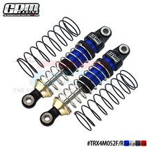 trx4m 알루미늄 52mm 전면/후면 충격 흡수 장치 TRAXXAS-1/18 4WD TRX4M 포드 브론코-97074-1 TRX-4M 랜드 로버 디펜더-97054-1, [02] 빨간