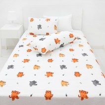 무직타이거 투게더 뱀부리플 홑이불