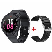 스마트 워치 E80 남성 여성 온도 측정 IP68 방수 PPG + ECG 심박수 모니터 피트니스 트래커 Smartwatch, 03 Dual Strap