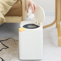 뚜껑 휴지통 쓰레기통 냄새 안나는 방지 밀폐 재활용 비닐봉투, 단품