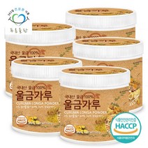 푸른들판 [푸른들판] 국내산 울금 가루 분말 100% 120gx5통, 옵션선택, 120g, 1