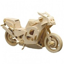 DIY 입체 나무 퍼즐 우드크래프트 오토바이 DJ077