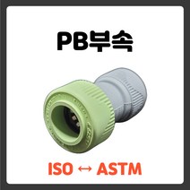 배관마켓 에이콘 ISO PB 수도 부속 변환 소켓, 스텐스리브, ISO 20A, 1개