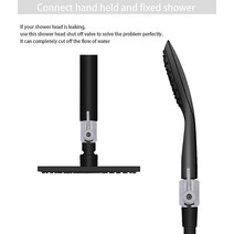 Enochs Land 샤워 헤드 유량 제어 밸브 304 스테인리스 스틸 1.3cm1/2인치 미니 볼 NPT 스레드 수압 조절기 차단 2팩