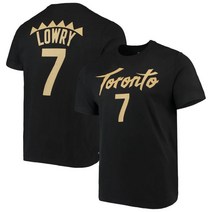 Toronto 7 카일 로우리 토론토 랩터스 NBA 반팔 면 티 셔츠 농구 빅사이즈 커플 스웻 슈팅 져지 웜업 저지
