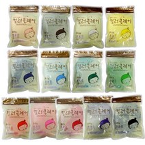 대한산업 컬러 클레이 500g 지퍼백 점토 찰흙, 보라, 1개